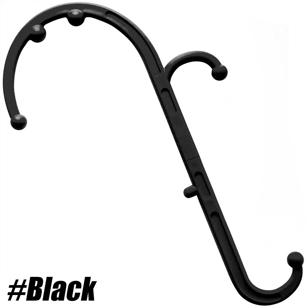 Back, Neck and Foot Massager for Trigger Point and Self Massage Hook Cane Therapy, Back Scratcher