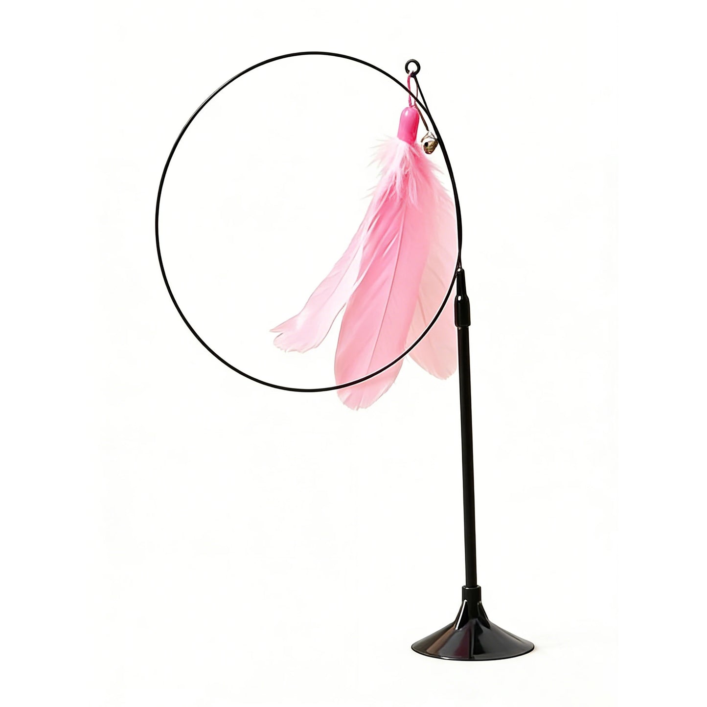 1PC Interactive Cat Teaser Wand Cat Toys Cat Stuff Cat Accessories With Bell Feather for Indoor Cat Daily Use