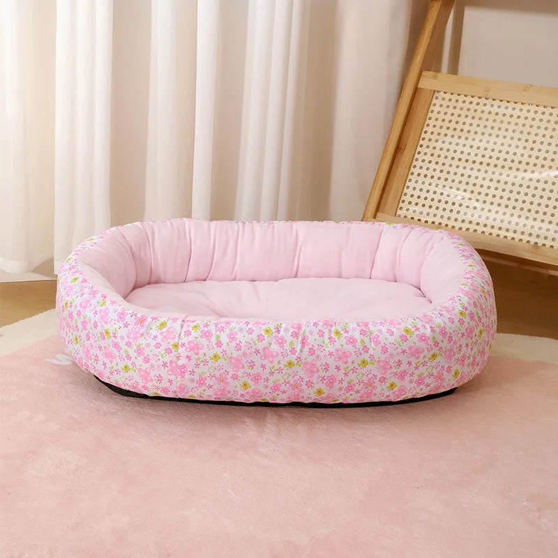 Deep Nap Dog Bed, Plush Sofa for Small Dogs, Donut Cuddler with Removable Cover, Warm Winter Cat Bed for Indoor Pets, Washable