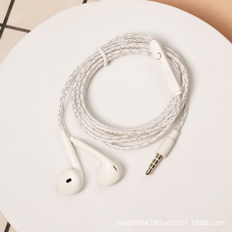 Headphone Wired Extension Cable 2m In-Ear Computer Host Round Hole Jack Mobile Phone Universal Headphone Cable Monitoring