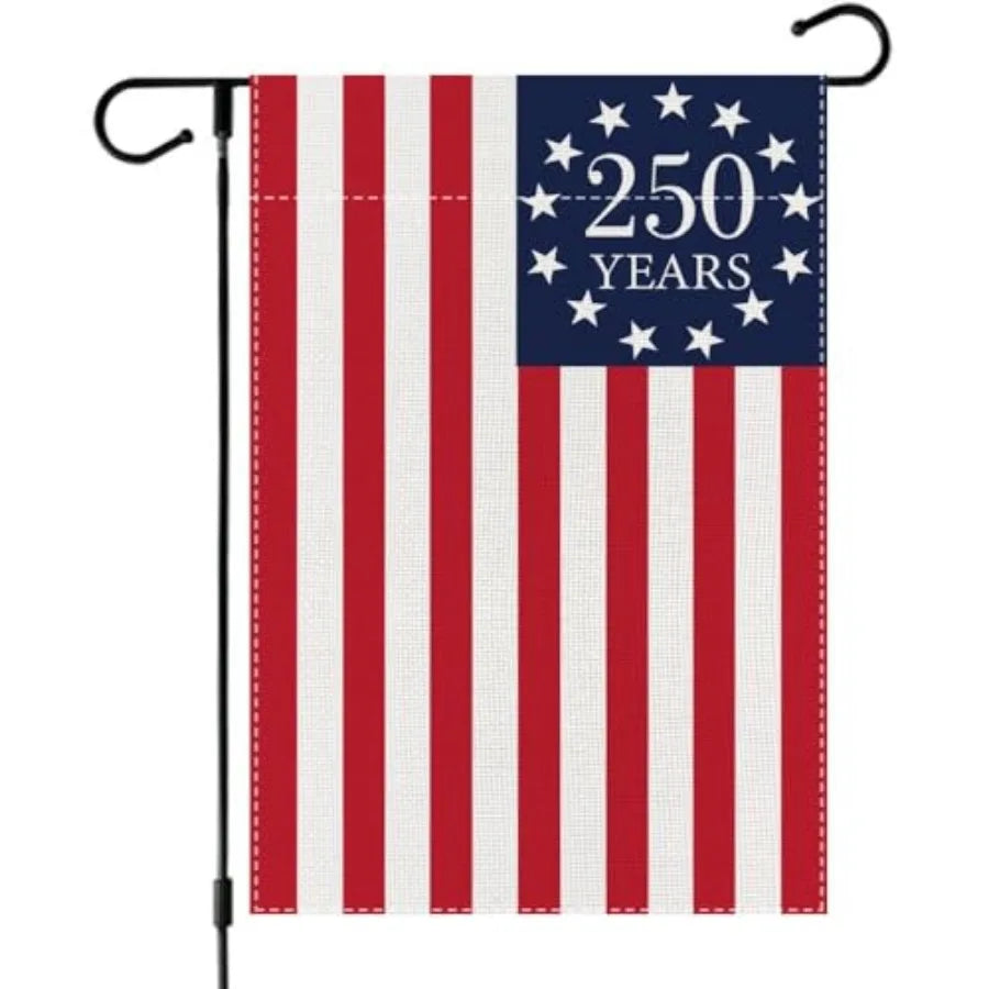 250th Anniversary Windsocks, 40 Inch Red White 250th Flag WindSock for 4th of July Outside Decor Patriotic Memorial Day Decorat