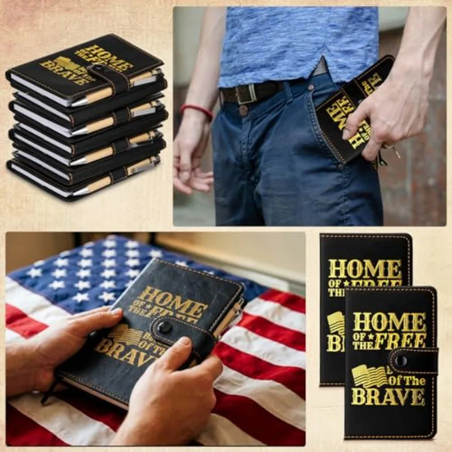 30 Sets 250 Anniversary Patriotic Gift Bulk American Flag Notepad Ballpoint Pens American Flag Themed Gift 4th of July Patriotic.
