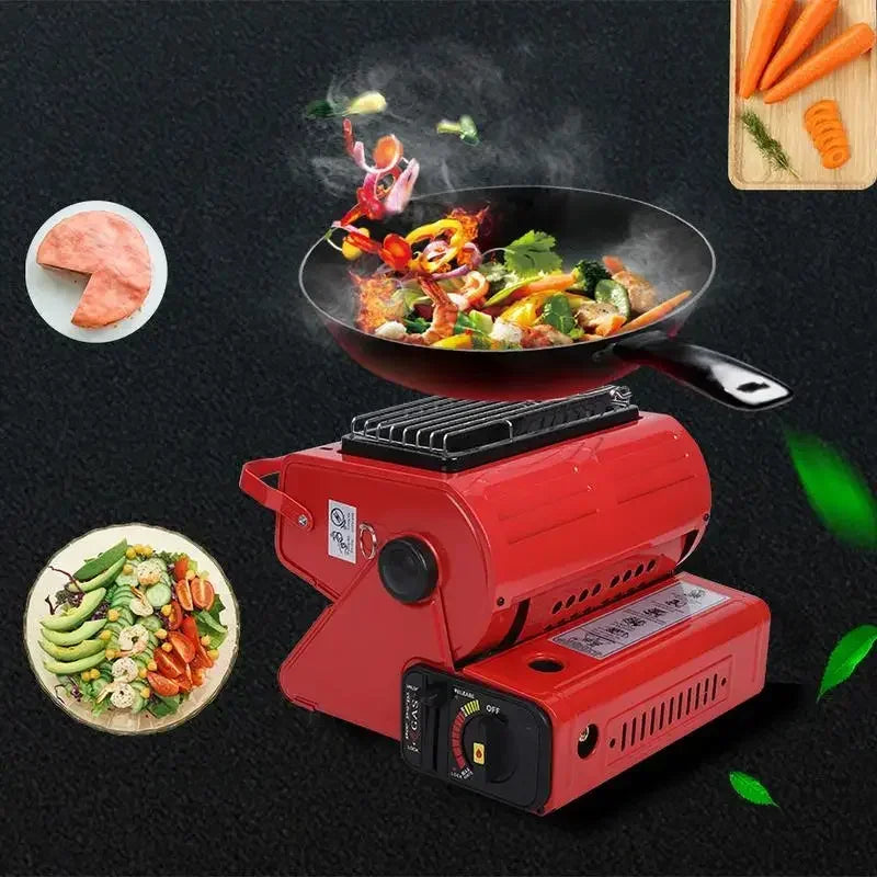 Camping Stove Gas Multifunctional Outdoor Survival Hiking Heater Household Hand Warmer for Camping Caravan Tent Fishing Heating