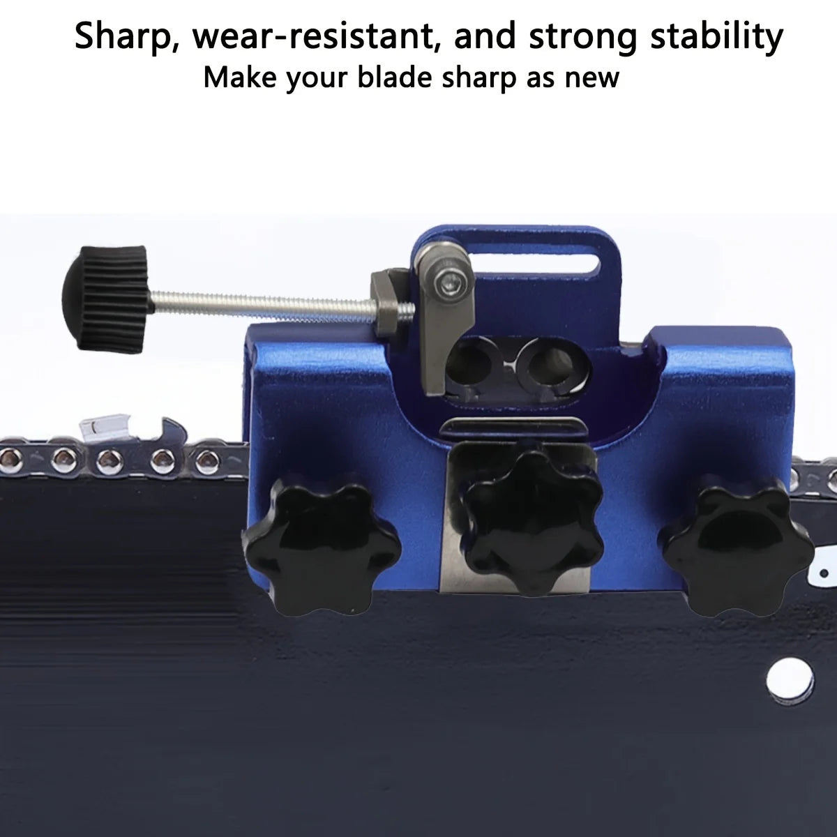 Fast Chainsaw Sharpening Kit, Portable Hand Crank Chain Saw Sharpener Tool, Sharpener Accessories
