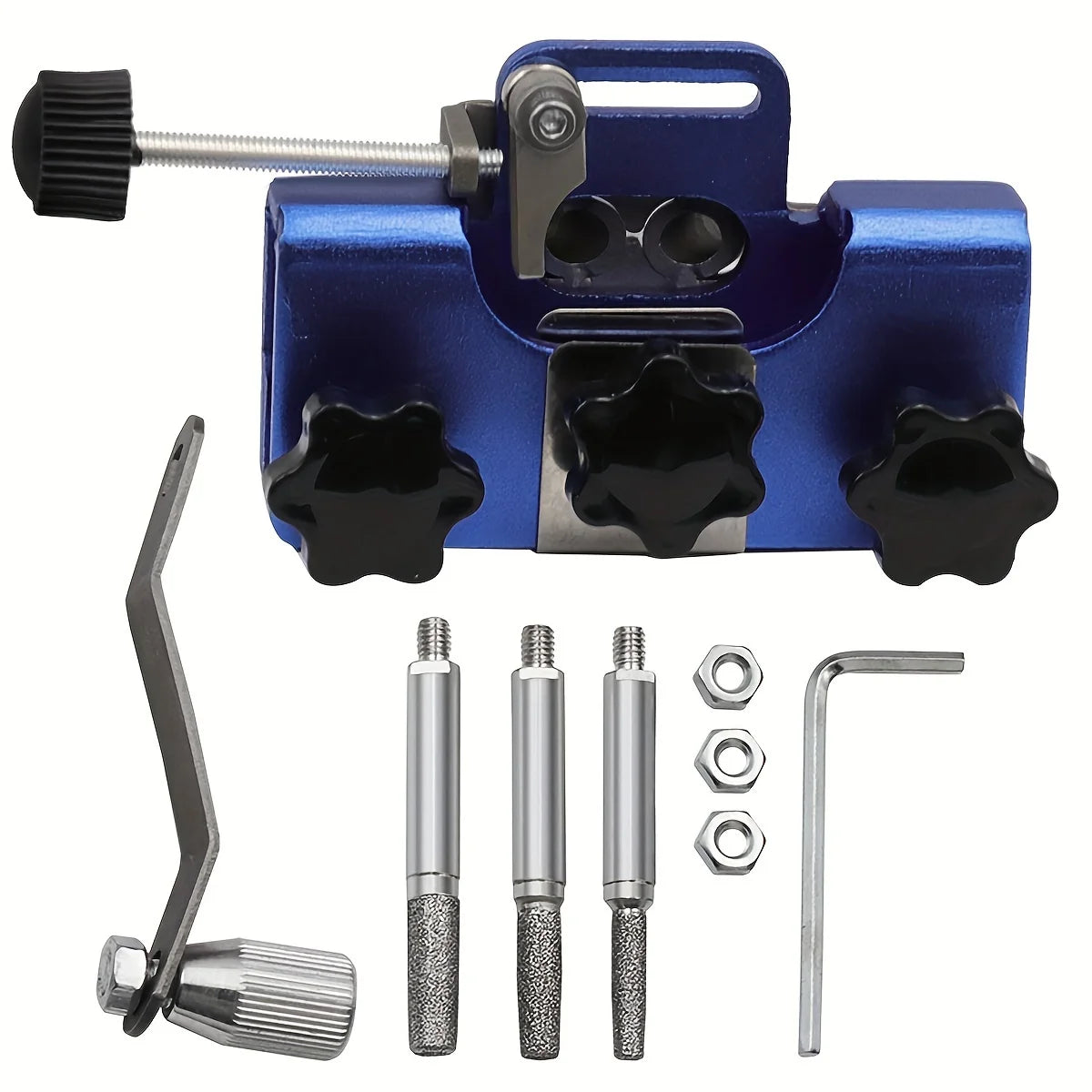Fast Chainsaw Sharpening Kit, Portable Hand Crank Chain Saw Sharpener Tool, Sharpener Accessories