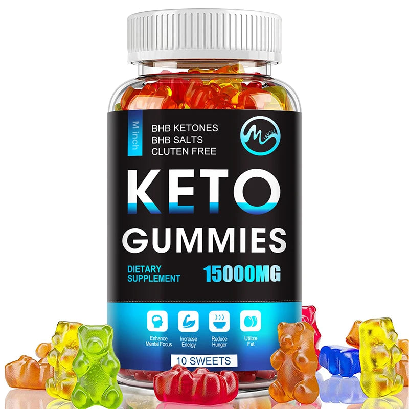 Minch Keto Gummies Keto Gummy Supplement Help For Weight Loss For Women And Men - Cleanse - Detox - Apple Cider Vinegar