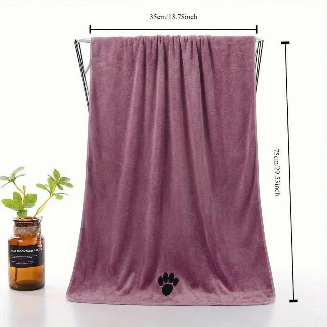 Super Absorbent Dog Bath Towel - Quick-Drying Soft Pet Towel for Small Large Dogs Puppy Grooming