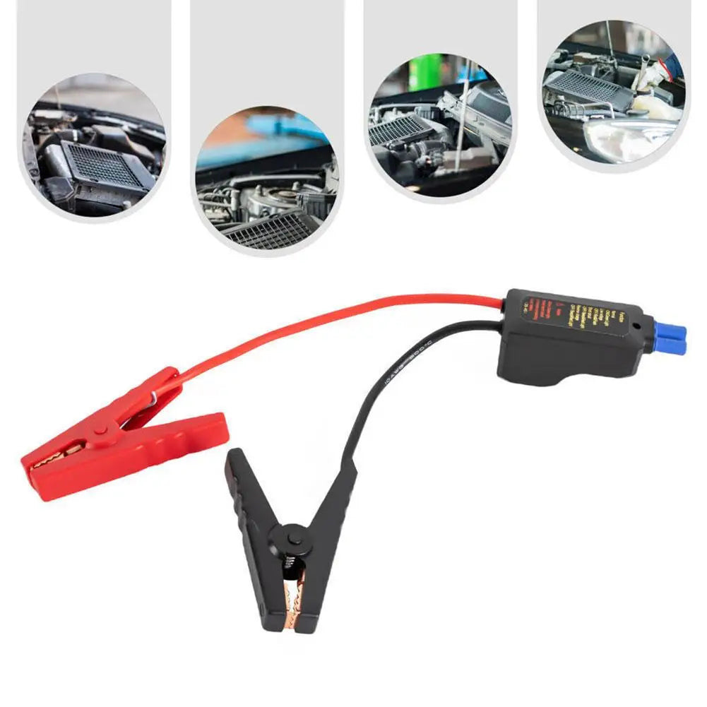 1Pcs Car Emergency Power Relay Smart Clip Ignition System Battery Jump Cable Connection Line Jumper Cable 500A Car Accessories