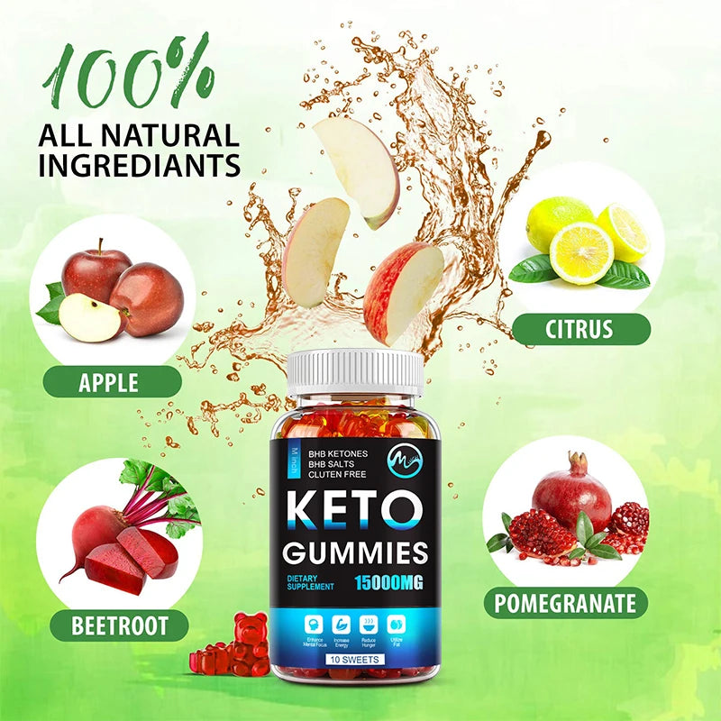 Minch Keto Gummies Keto Gummy Supplement Help For Weight Loss For Women And Men - Cleanse - Detox - Apple Cider Vinegar