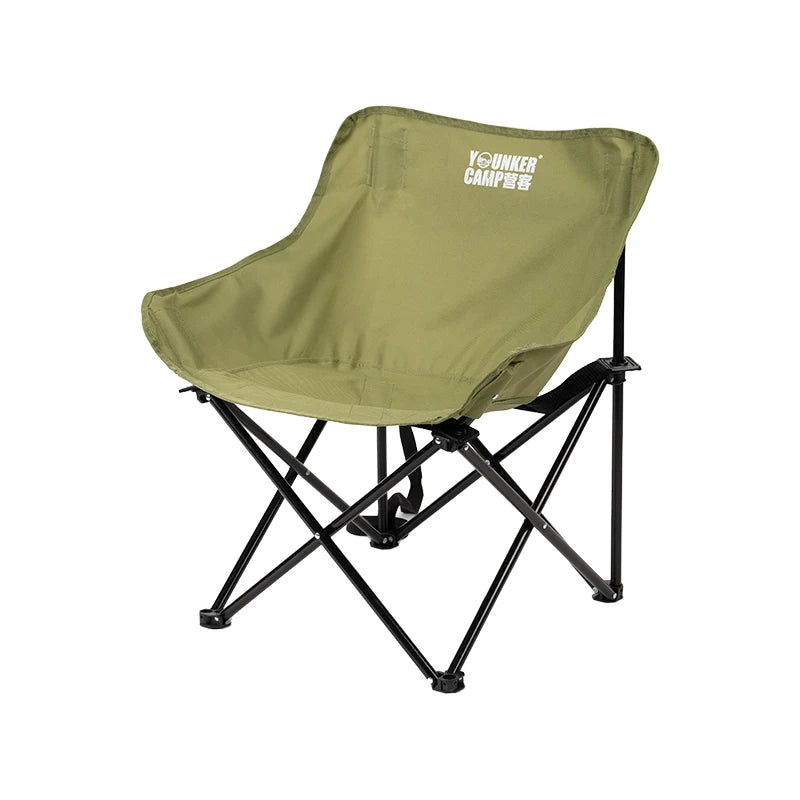 Outdoor Folding Moon Chair Portable Chair Camping Chair Picnic Gear Fishing