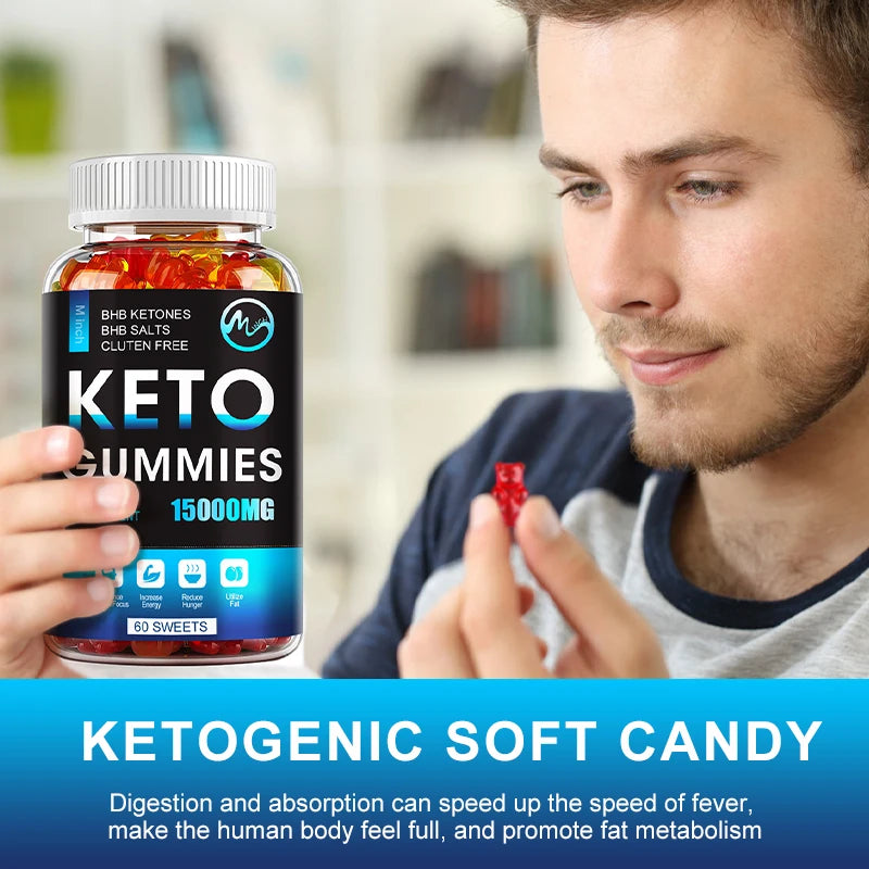 Minch Keto Gummies Keto Gummy Supplement Help For Weight Loss For Women And Men - Cleanse - Detox - Apple Cider Vinegar