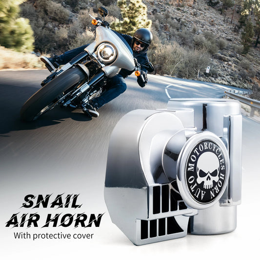 FARBIN Train Horns for Car Air Horn with Horn Cover for Motorcycle 12V Train Sound Car Horn Kit 150DB Super Loud Horn