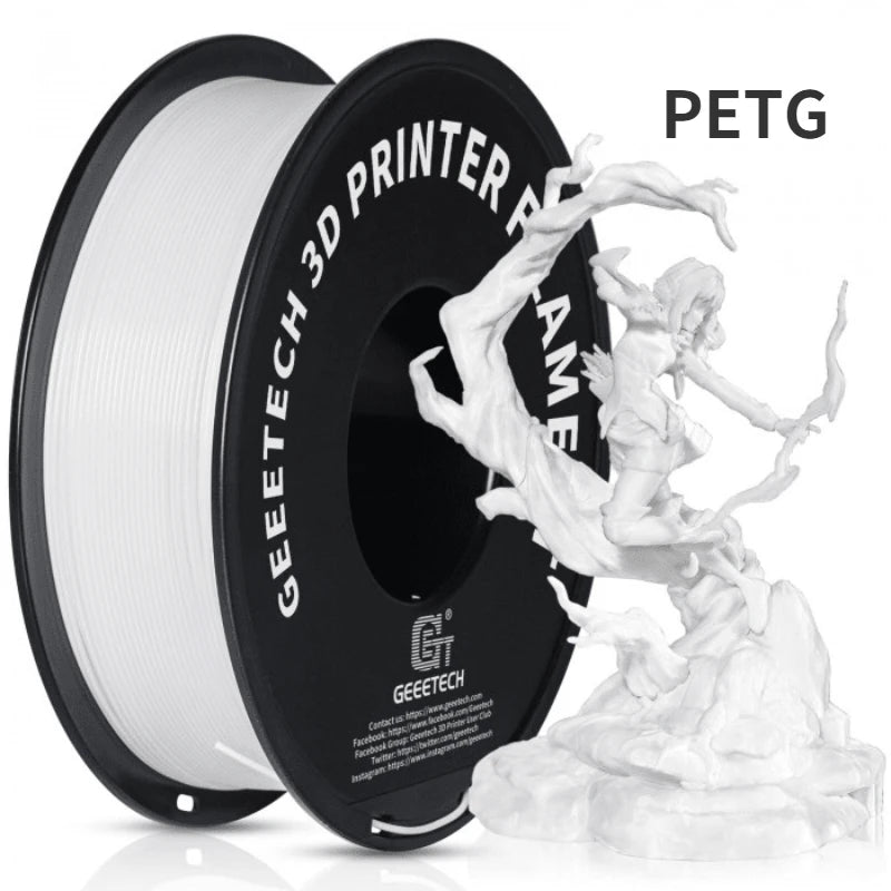 GEEETECH 1Kg 1.75mm 100% PETG Filament For 3D Printer Filament Vacuum Packaging Overseas Warehouses Fast Ship