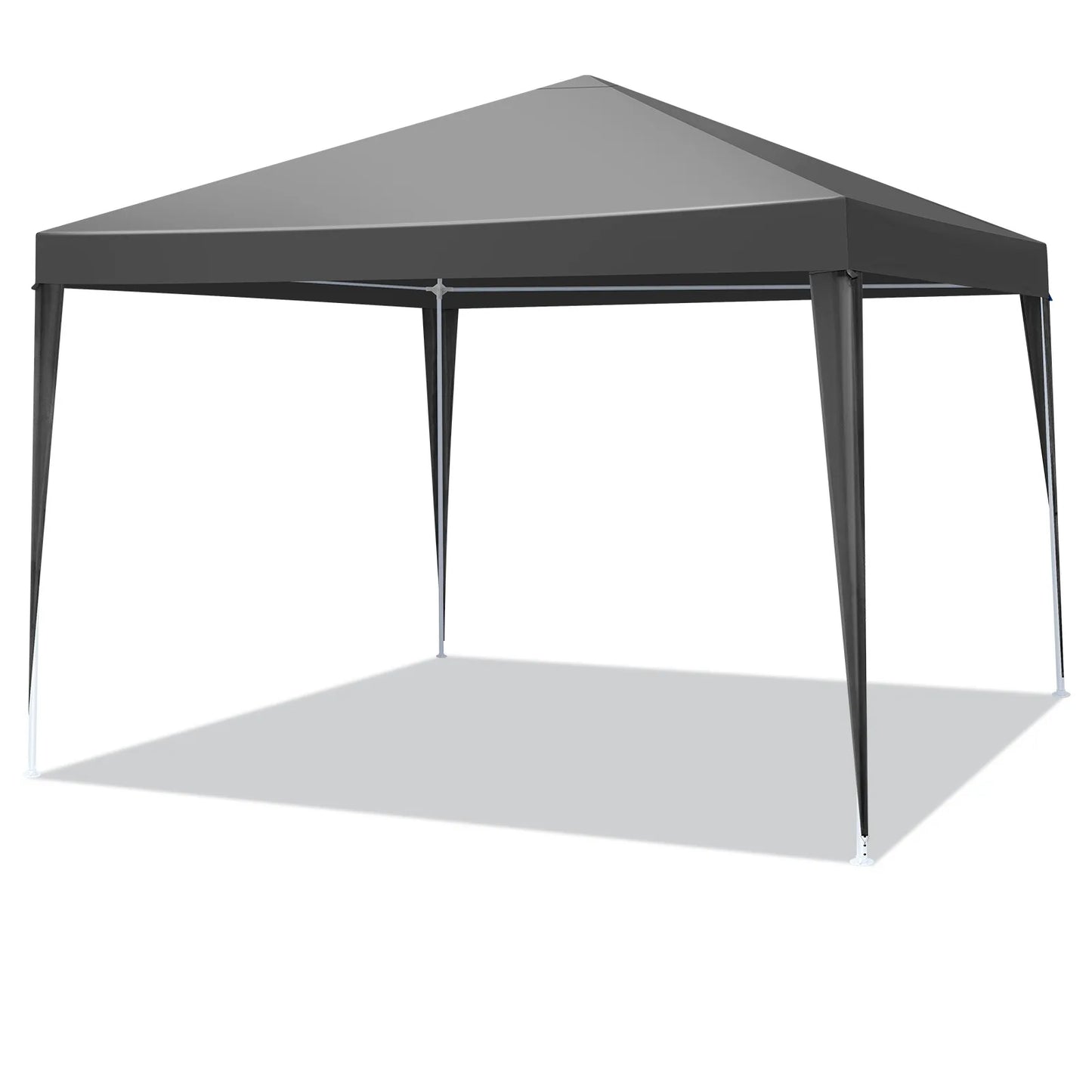 10'x10' Outdoor Wedding Tent Party Canopy Patio Gazebo Removable Walls Black