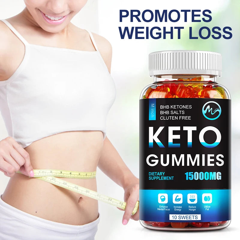 Minch Keto Gummies Keto Gummy Supplement Help For Weight Loss For Women And Men - Cleanse - Detox - Apple Cider Vinegar