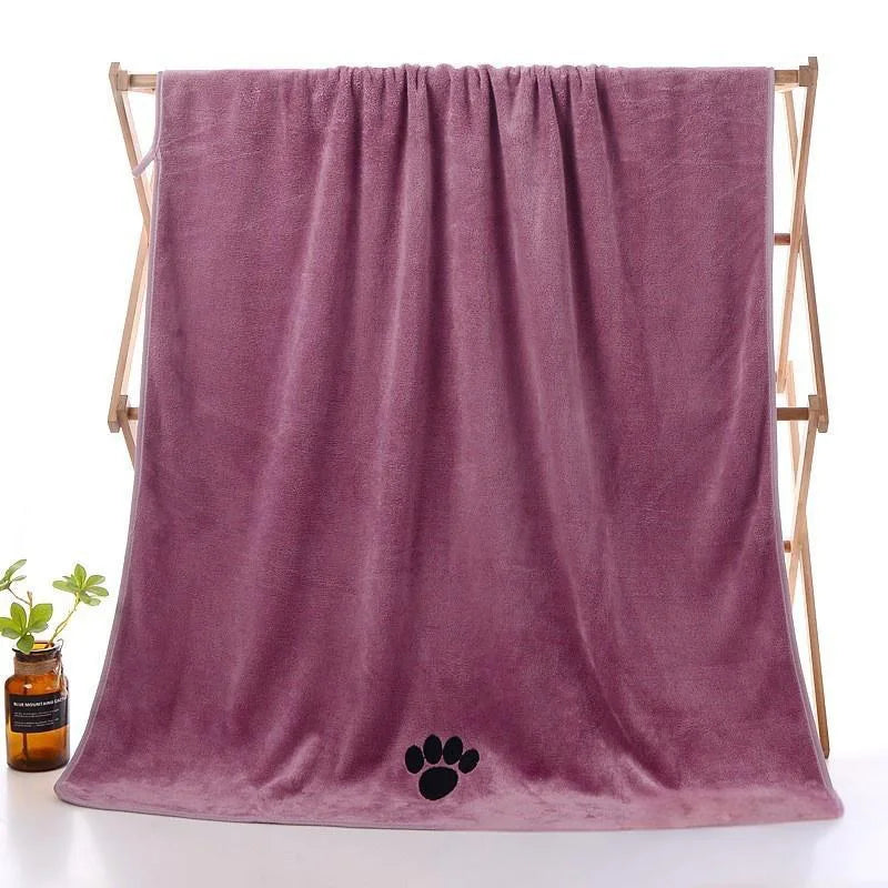 Super Absorbent Dog Bath Towel - Quick-Drying Soft Pet Towel for Small Large Dogs Puppy Grooming