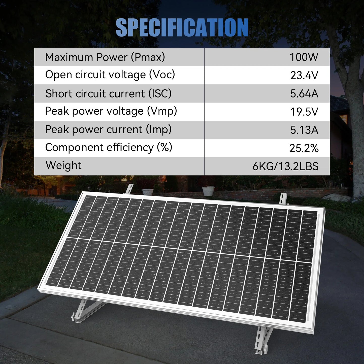 RVPOZWER 12.8V 400/200/100W Rigid Solar Panel 12BB N-Type Solar Cells Monocrystalline Silicon Waterproof Solar Panel Home/RV