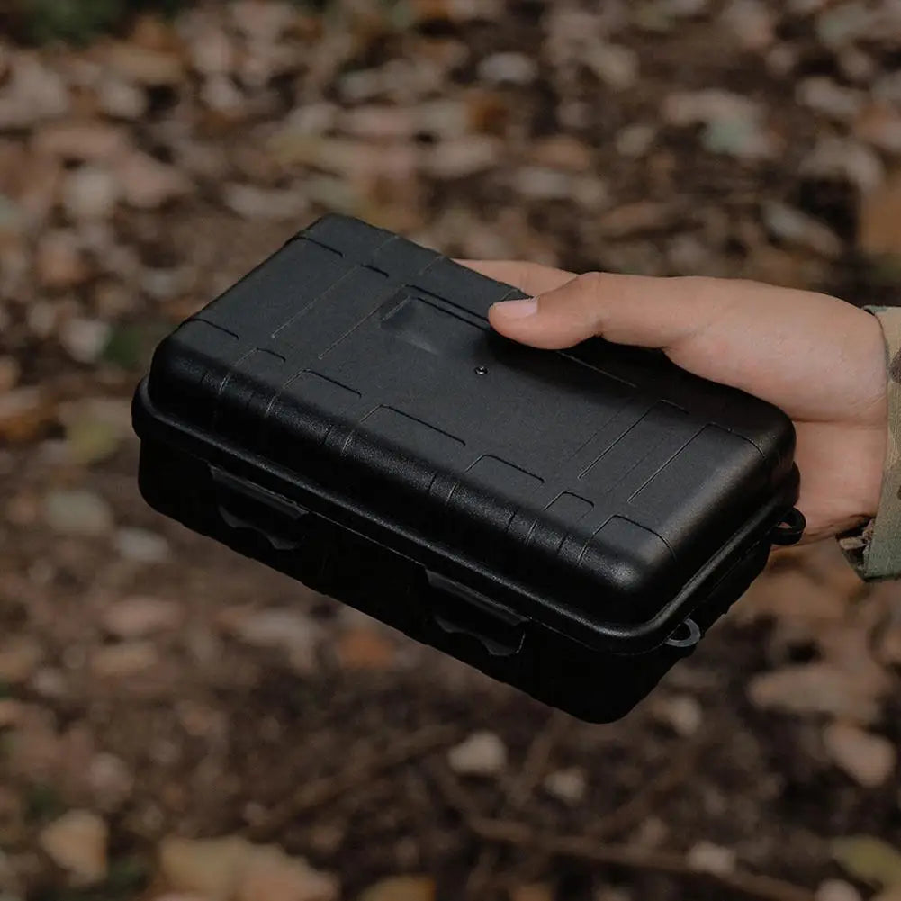 Portable Storage Box Waterproof Dry Box Survival Sealed Box Plastic EDC Tools Storage Container Case For Outdoor Gear Storage