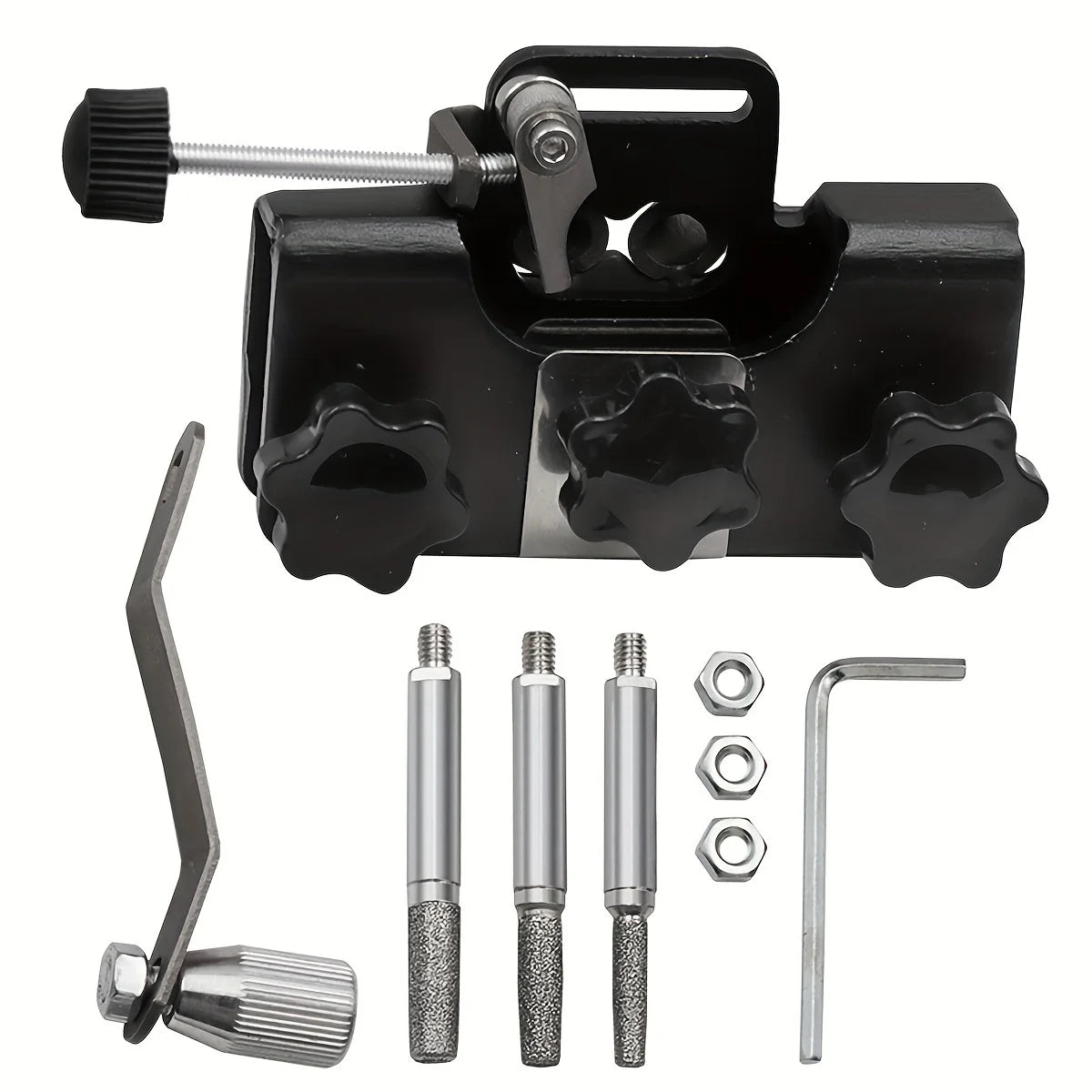 Fast Chainsaw Sharpening Kit, Portable Hand Crank Chain Saw Sharpener Tool, Sharpener Accessories