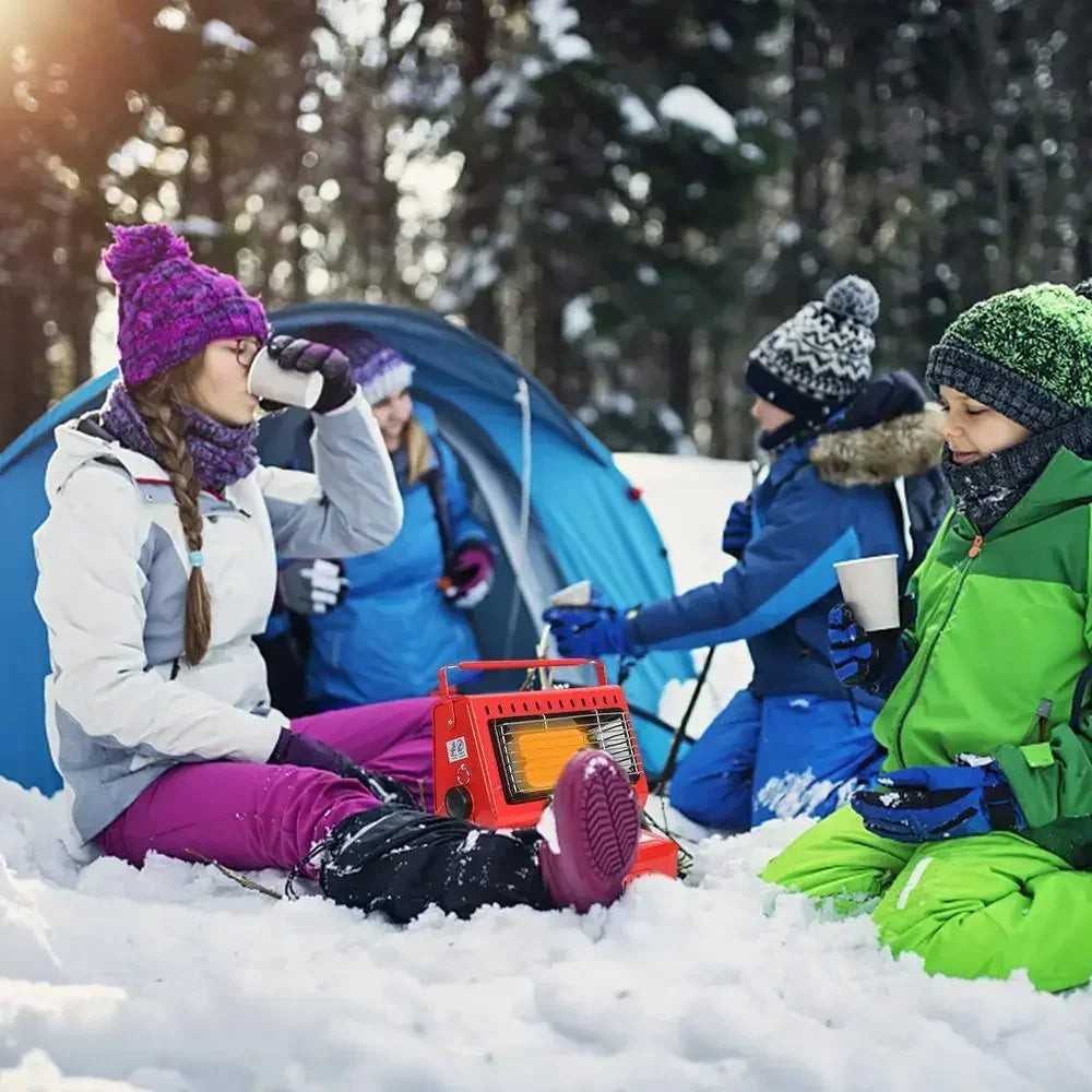 Camping Stove Gas Multifunctional Outdoor Survival Hiking Heater Household Hand Warmer for Camping Caravan Tent Fishing Heating