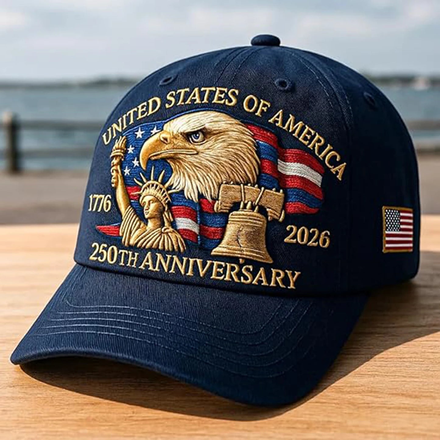USA 250th Anniversary Cap Patriotic Baseball Cap US 250th Anniversary Tribute Hat Trucker Hat for Men and Women