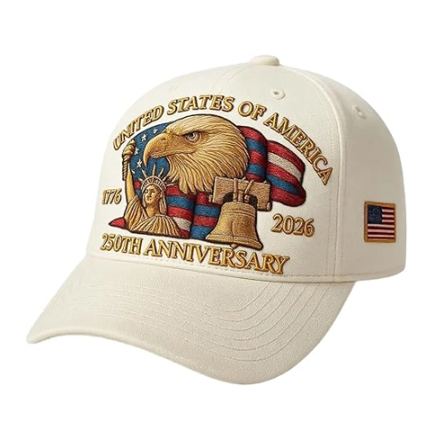 USA 250th Anniversary Cap Patriotic Baseball Cap US 250th Anniversary Tribute Hat Trucker Hat for Men and Women