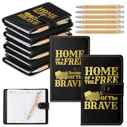 30 Sets 250 Anniversary Patriotic Gift Bulk American Flag Notepad Ballpoint Pens American Flag Themed Gift 4th of July Patriotic.